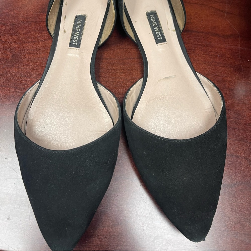 Nine West suede flats